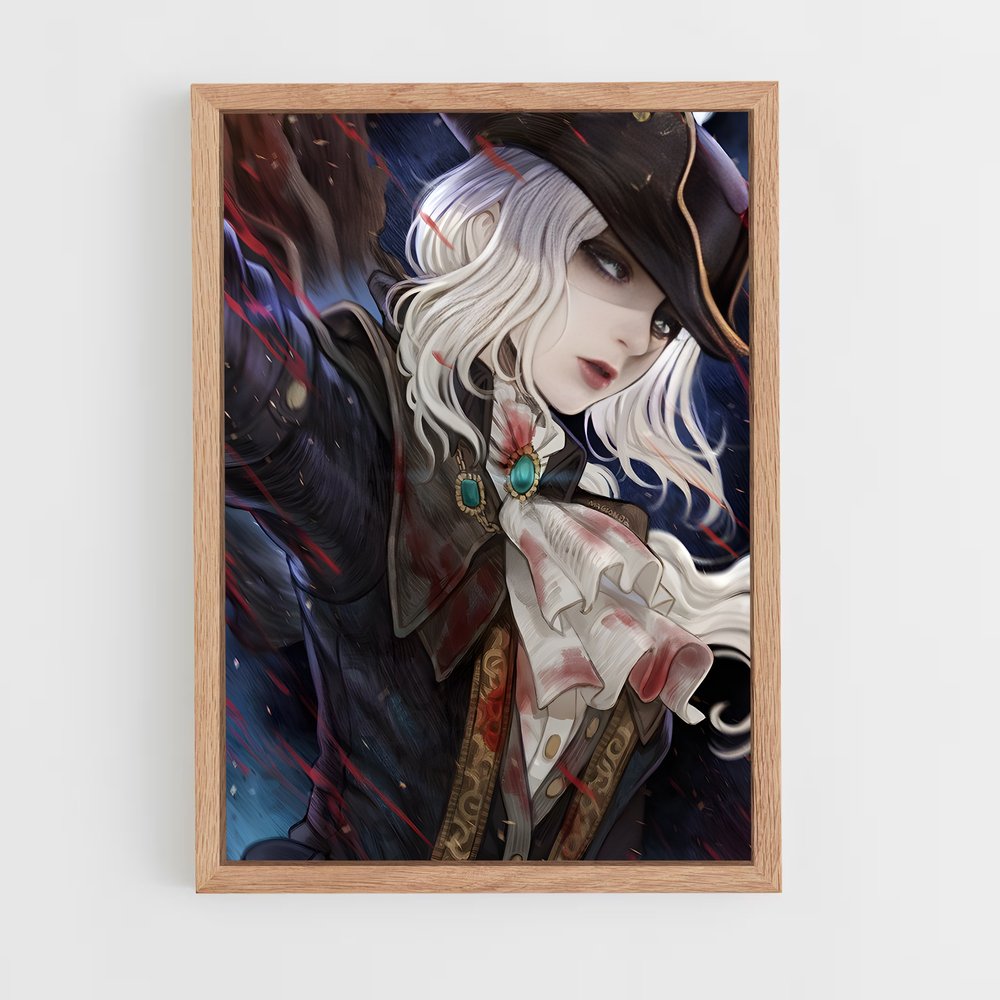 Poster Éclat d'Obsidienne – affiche Bloodborne (vue 4)